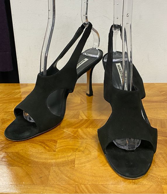 Manolo Blahnik Heels high quality 37.5 Black