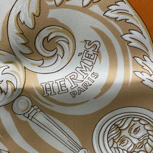 UNUSED Hermes Plumets du Roy Multicolor 90 cm Silk Scarf TAGS + BOX