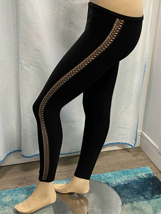 T-538 EQ WOOL LEGGINGS WITH PATTERNS